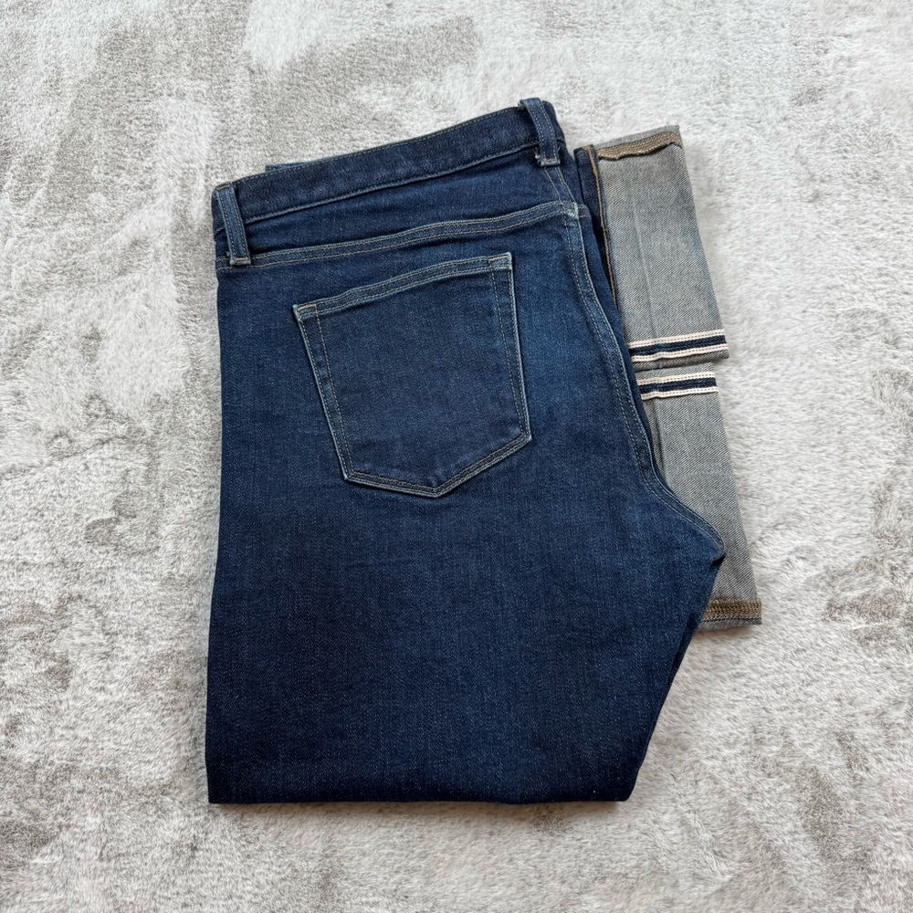 SOLD Uniqlo men’s Kaihara selvedge Japanese denim jeans size 38X31 blue